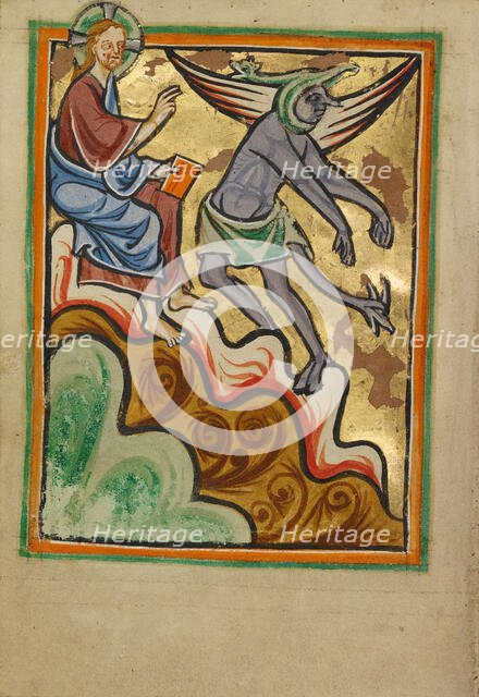 The Third Temptation, about 1190-1200. Creator: Unknown.