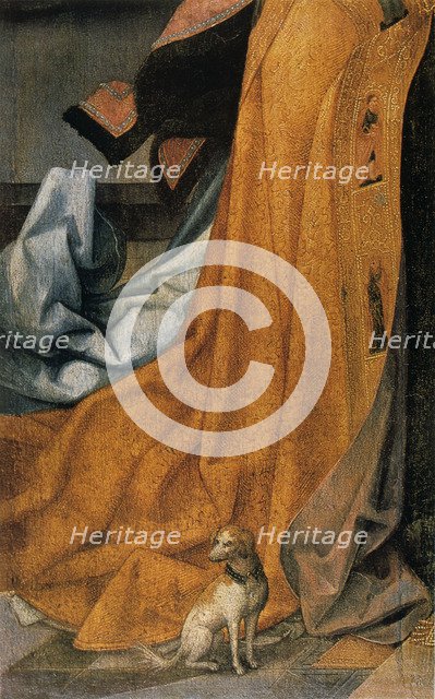 'Annunciation' (detail), 1516-1517. Artist: Jean Bellegambe