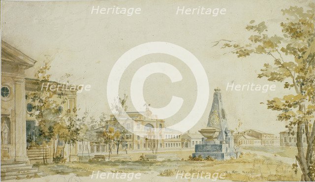 The Square in Kherson, 1797. Artist: Alexeyev, Fyodor Yakovlevich (1753-1824)