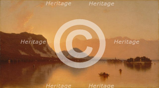 Isola Bella in Lago Maggiore, 1871. Creator: Sanford Robinson Gifford.