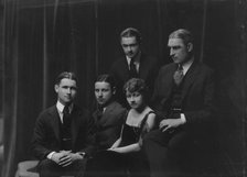 Winter, Wallace, Mr., group, portrait photograph, 1917 May 3. Creator: Arnold Genthe.