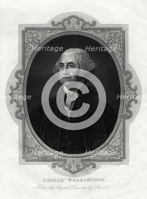 George Washington, first President of United States, 1877. Artist: Unknown