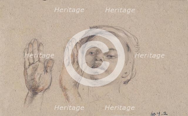 Boy Clapping Hands, c1825-1849. Creator: William Allan.