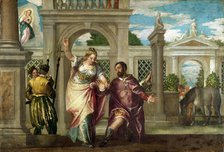 The Apparition of the Tiburtine Sibyl to Caesar Augustus, 1500s. Creator: Veronese, Paolo (1528-1588).