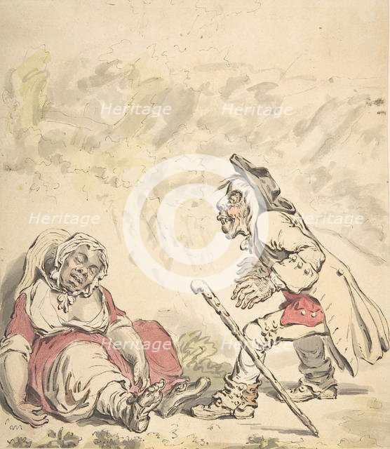 Cymon and Iphigenia, 1796. Creator: James Gillray.