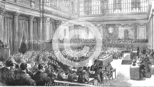 ''Meeting of the Delegates to the Peace Congress at Rome', 1891. Creator: Unknown.