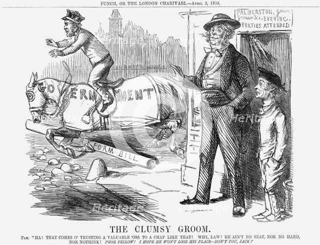 'The Clumsy Groom', 1859. Artist: Unknown