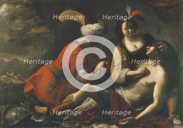 Tancred and Erminia. Artist: Manetti, Rutilio (1571-1639)