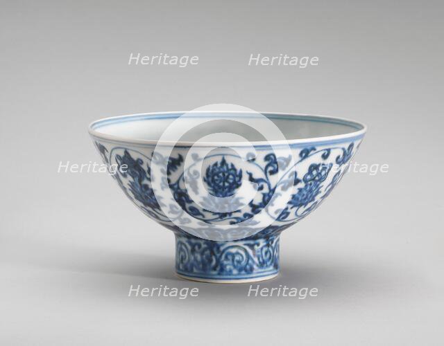 Stem Bowl, Xuande period, 1426/1435. Creator: Unknown.
