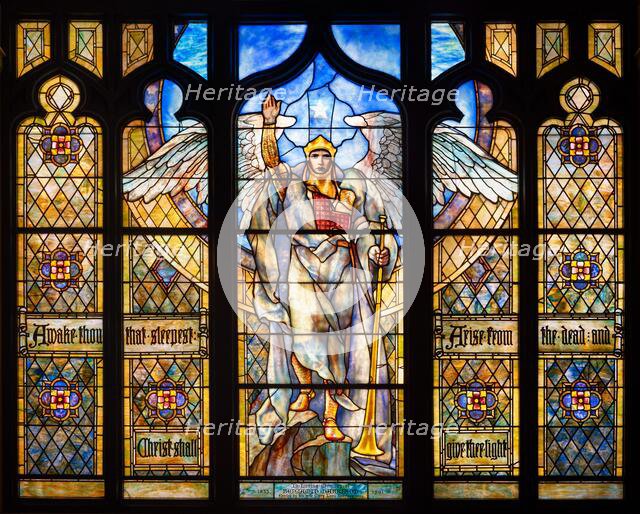 Angel of the Resurrection, 1903-1904. Creators: Frederick Wilson, Tiffany & Co.