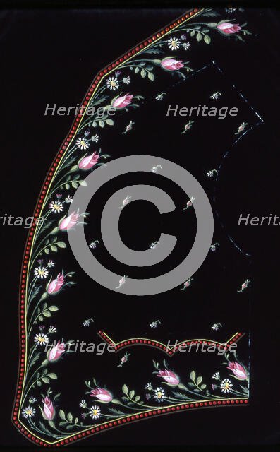 Waistcoat Design, England, 1830s/40s. Creator: Unknown.