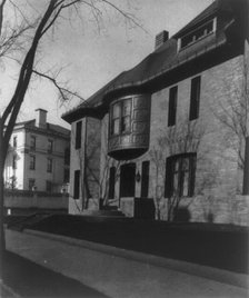 Whittemore House, Washington, D.C. - exterior showing main entrance, c1900. Creator: Frances Benjamin Johnston.