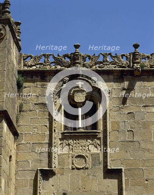 Los Golfines de Abajo Palace, Caceres, Spain, 15th century (2003). Creator: LTL.