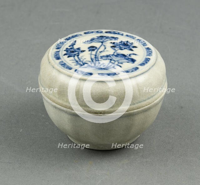 Minature Covered Box with Plant Motif, Late 15th/early 16th century. Creator: Unknown.