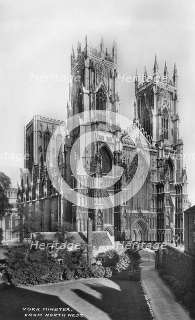 York Minster, York, Noth Yorkshire, early 20th century. Artist: Unknown
