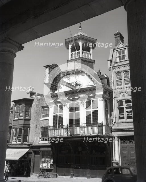 Clock tower, Guildford, Surrey, c1955.  Creator: Arthur Charles Kirby Ware.