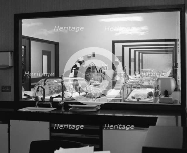 Special care unit for premature babies, Nether Edge Hospital, Sheffield, South Yorkshire, 1969. Artist: Michael Walters