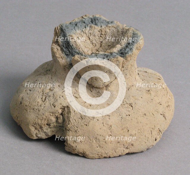 Pottery Fragment, Coptic, 4th-7th century. Creator: Unknown.