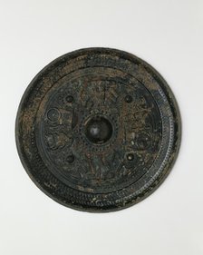 Mirror with Images of Daoist Deities, Eastern Han dynasty (A.D. 25-220), 2nd/3rd century A.D. Creator: Unknown.