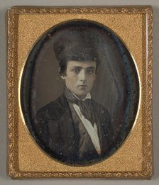 Untitled (Boy with Hat), 1839/60. Creator: Unknown.