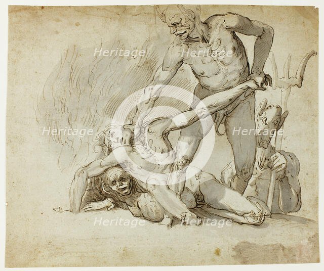 The Damned in Hell, n.d. Creator: Unknown.