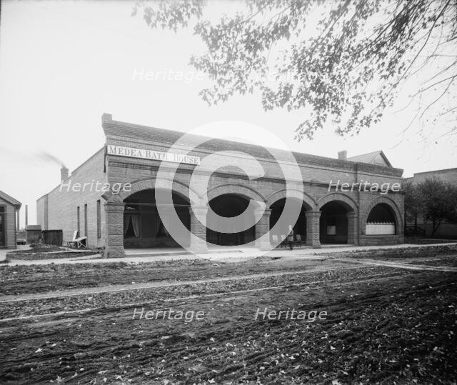 Medea Bath House, Mt. Clemens, between 1880 and 1899. Creator: Unknown.
