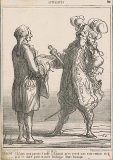 Turgot - Eh bien mon pauvre Condé ..., 19th century. Creator: Honore Daumier.