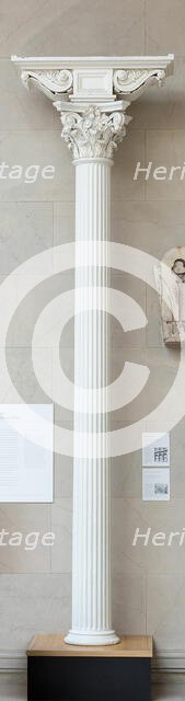 Winston Block: Interior Column, 1872. Creators: Frederick H. Baumann, Edward Baumann.