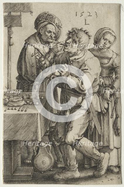 The Dentist, 1523. Creator: Lucas van Leyden (Dutch, 1494-1533).