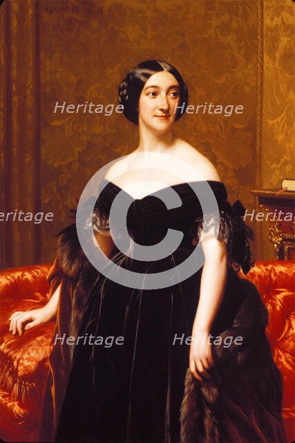 Young Woman, 1858. Creator: Alexandre Jean Baptiste Hesse.