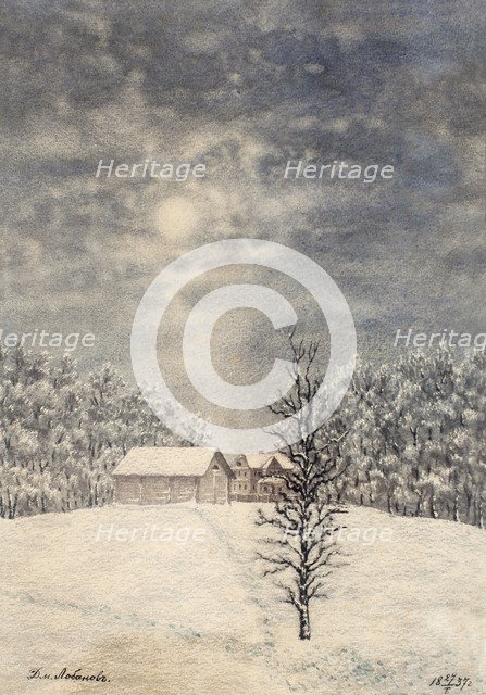 The Pushkin's duel place.