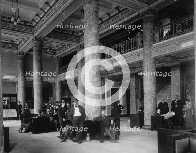 The Lobby, Murphy's Hotel, Richmond, Va., c.between 1910 and 1920. Creator: Unknown.