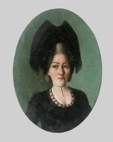 Portrait of a Woman in Black, 1800-1850. Creator: Unknown.