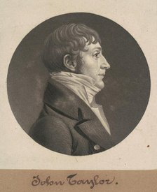 John Taylor, 1806. Creator: Charles Balthazar Julien Févret de Saint-Mémin.