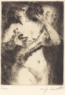 Der Kuss (The Kiss), 1921. Creator: Lovis Corinth.