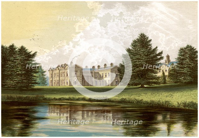Compton Verney, Warwickshire, home of Lord Willoughby de Broke, c1880. Artist: Unknown