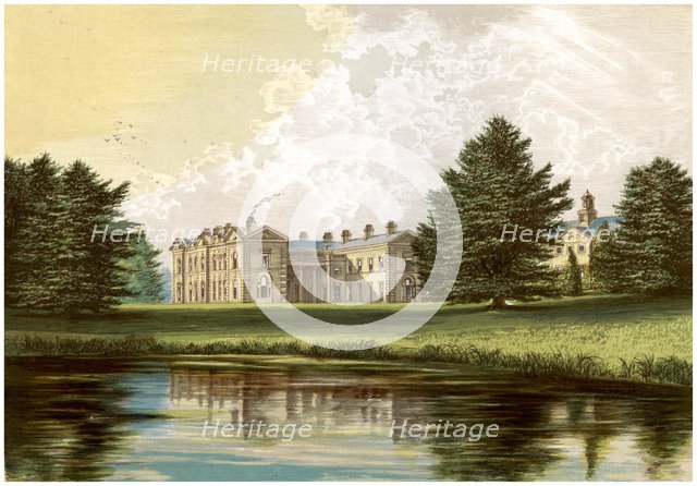 Compton Verney, Warwickshire, home of Lord Willoughby de Broke, c1880. Artist: Unknown