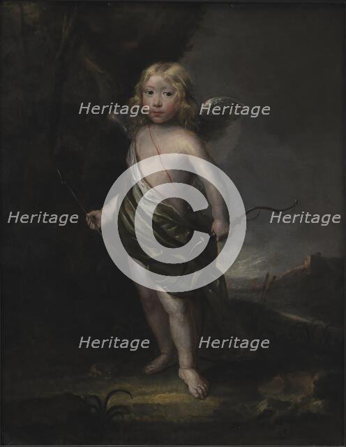 Portrait of a Noble Boy in Cupid's Costume, 1625-1682. Creator: Abraham Wuchters.