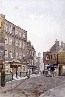 Clerkenwell Close, London, 1883. Artist: John Crowther