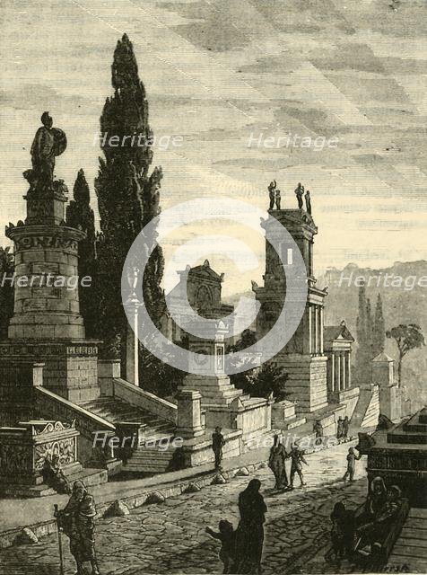 'Street of the Tombs at Athens, Restored', 1890.   Creator: Unknown.