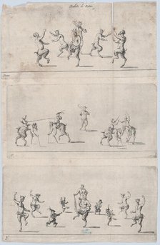 Ballets of Satyrs, 17th century., 17th century. Creator: Anon.