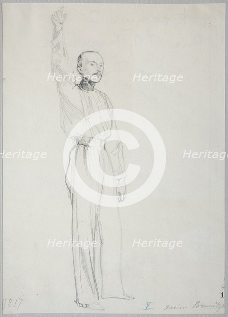 Portrait of Count Ksawery Korczak-Branicki (1814-1879), c. 1840. Artist: Gagarin, Grigori Grigorievich (1810-1893)