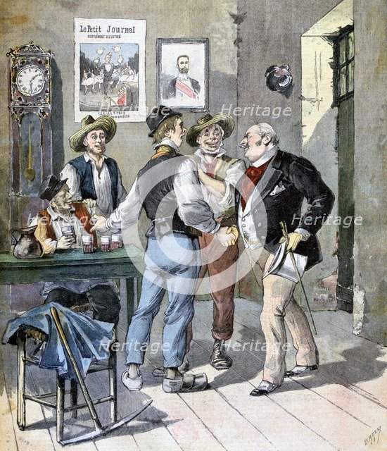 Before the election, 1893. Artist: Henri Meyer