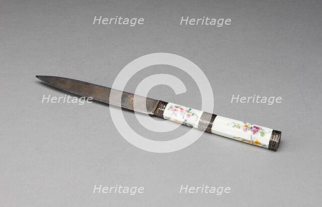 Knife, Sèvres, 1761. Creator: Sèvres Porcelain Manufactory.