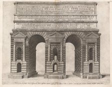 Arch of the Claudian Aqueduct, 1549. Creator: Unknown.