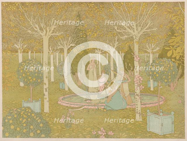 The Park , 1897. Creator: Gaston de Latenay (French, 1859-1943).