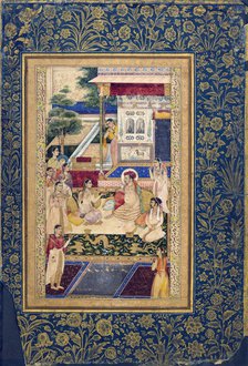 Jahangir and Prince Khurram with Nur Jahan, c1624-1625. Artist: Unknown