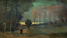 Autumn landscape in the evening, 1884. Creator: Gogh, Vincent, van (1853-1890).