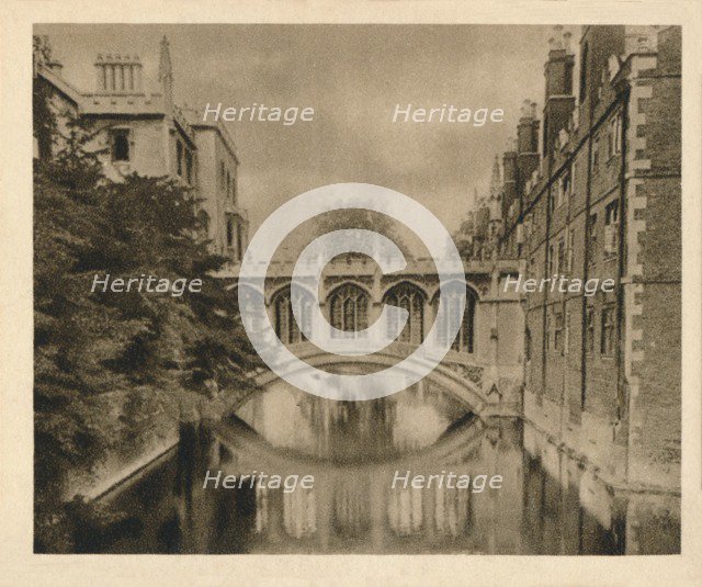 'St. John's Bridge of Sighs', 1923. Artist: Unknown.