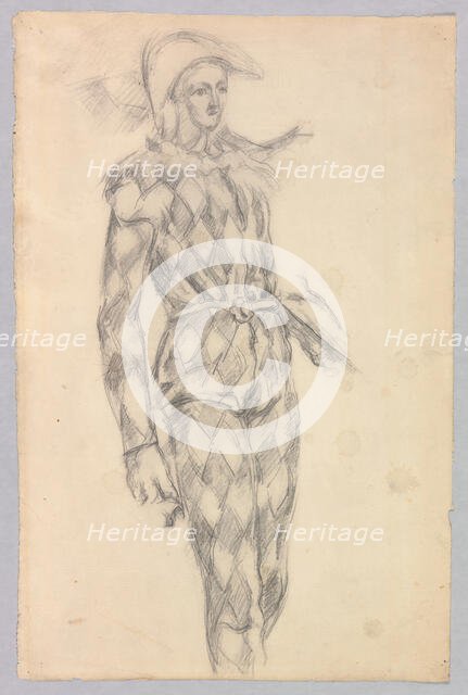 Study of a Harlequin, c. 1888. Creator: Paul Cezanne.